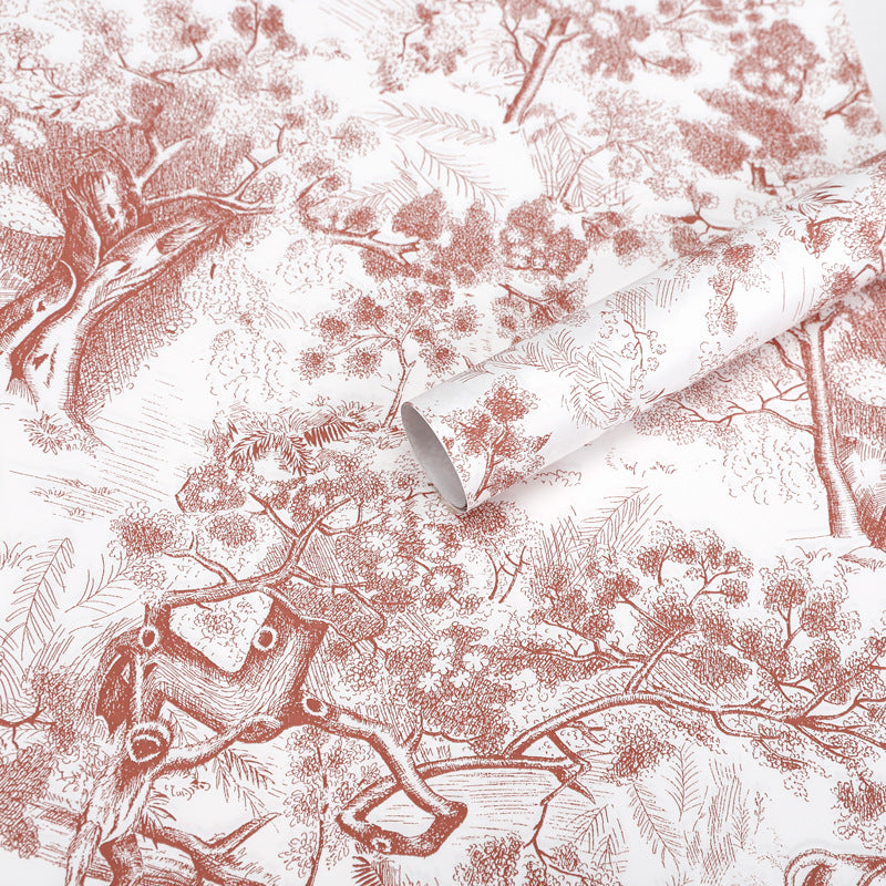 Afternoon Tea Vintage Embossed Print Wrapping Paper - 10 Sheets