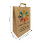 Simba 12x7x17 inches Kraft Paper Bag Flat Handles, Full Color Custom Print, Printed in Canada – main