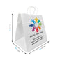 Cake 13x10x13 inches White Paper Bags Twist Handles – main