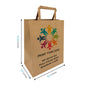 Cub 8.5x4.75x10.25 inches Kraft Paper Bags Flat Handles – main