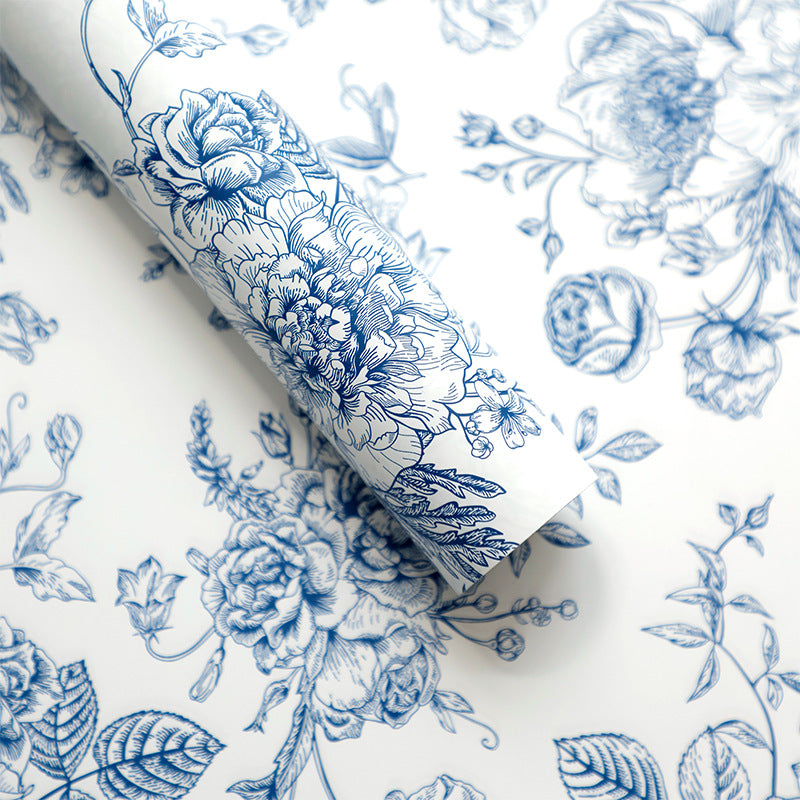 European Style Waterproof Floral Wrapping Paper - 20 Sheets