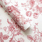 European Style Waterproof Floral Wrapping Paper - 20 Sheets