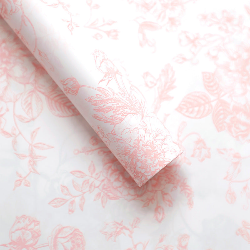European Style Waterproof Floral Wrapping Paper - 20 Sheets