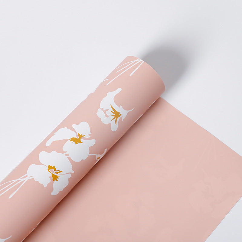 Iris Flower Wrapping Paper - 20 Sheets