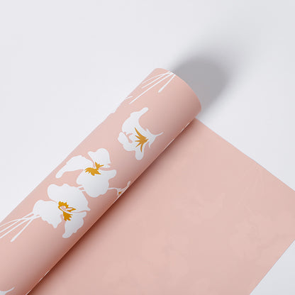 Iris Flower Wrapping Paper - 20 Sheets