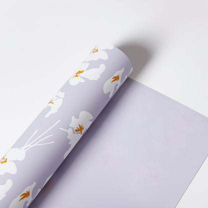 Iris Flower Wrapping Paper - 20 Sheets