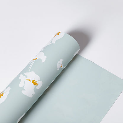 Iris Flower Wrapping Paper - 20 Sheets