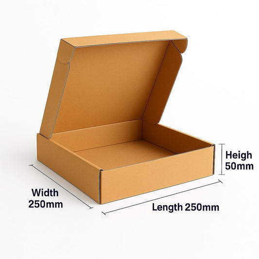 Kraft Tab Locking Literature Mailers 100pcs per Box - 250MM W x 250MM L x 50MM H