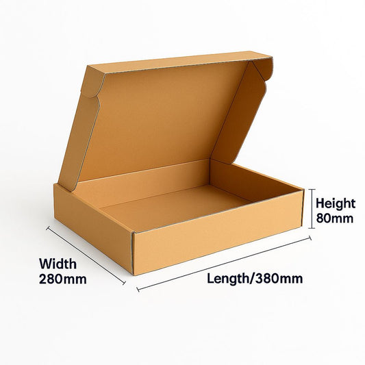 Kraft Tab Locking Literature Mailers 100pcs per Box - 380MM W x 280MM L x 80MM H