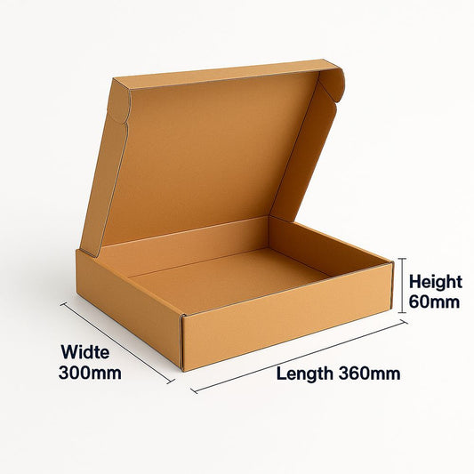 Kraft Tab Locking Literature Mailers 100pcs per Box - 300MM W x 360MM L x 60MM H