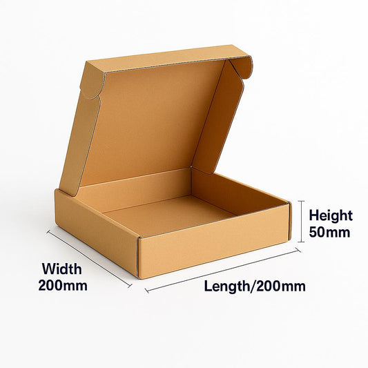 Kraft Tab Locking Literature Mailers 100pcs per Box - 200MM W x 200MM L x 50MM H