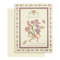 Love Among Flowers Rose Wrapping Paper - 10 Sheets