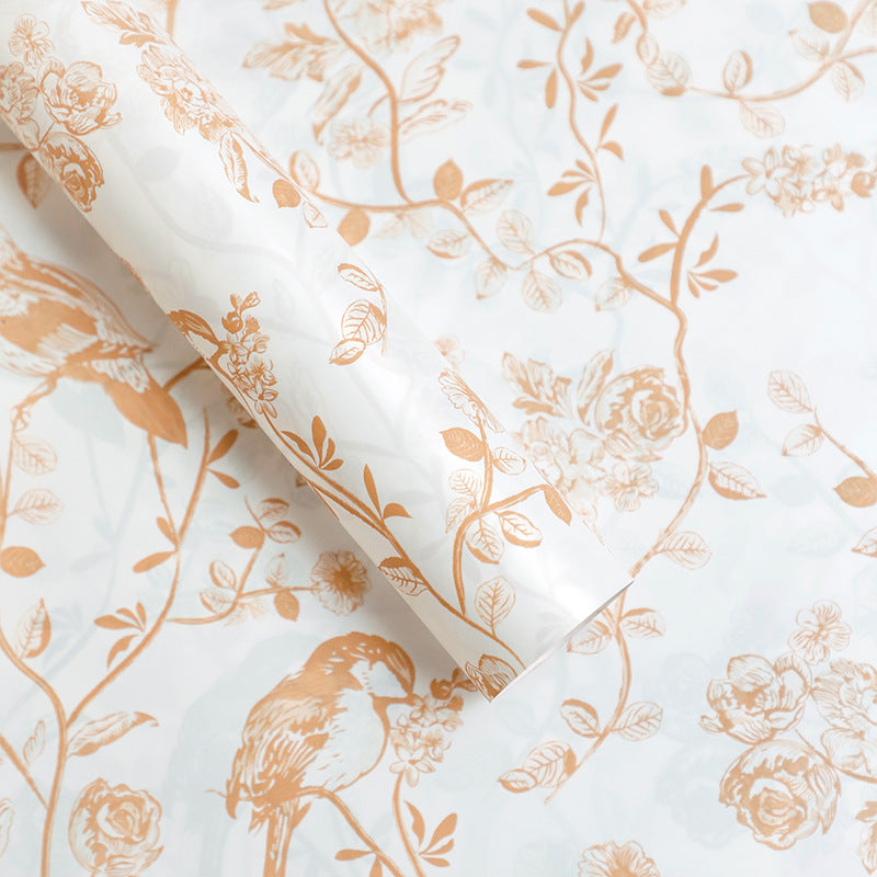 Mountain Flowers & Birds Wrapping Paper - 20 Sheets