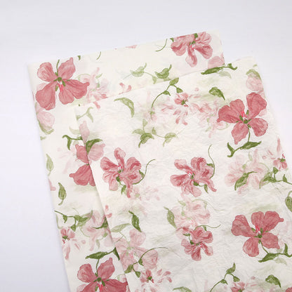 New Blue Sakura Wrapping Paper - 20 Sheets
