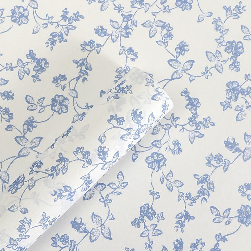 European Floral Art Paper Waterproof Wrapping Paper - 10 Sheets
