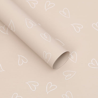 Waterproof Printed Elegant Wrapping Paper Beloved - 20 Sheets