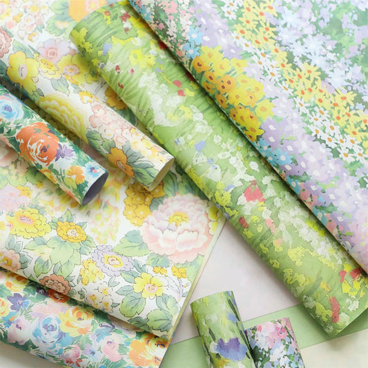 Trending Spring Blossoms Wrapping Paper - 10 Sheets
