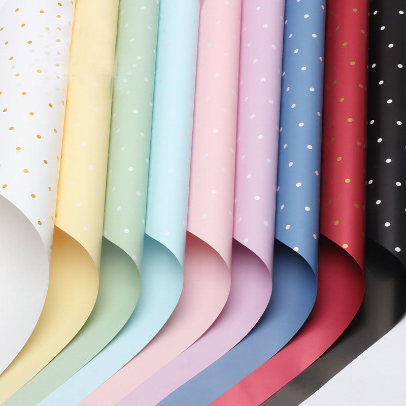 Polka Dot Elegant Wrapping Paper - 20 Sheets