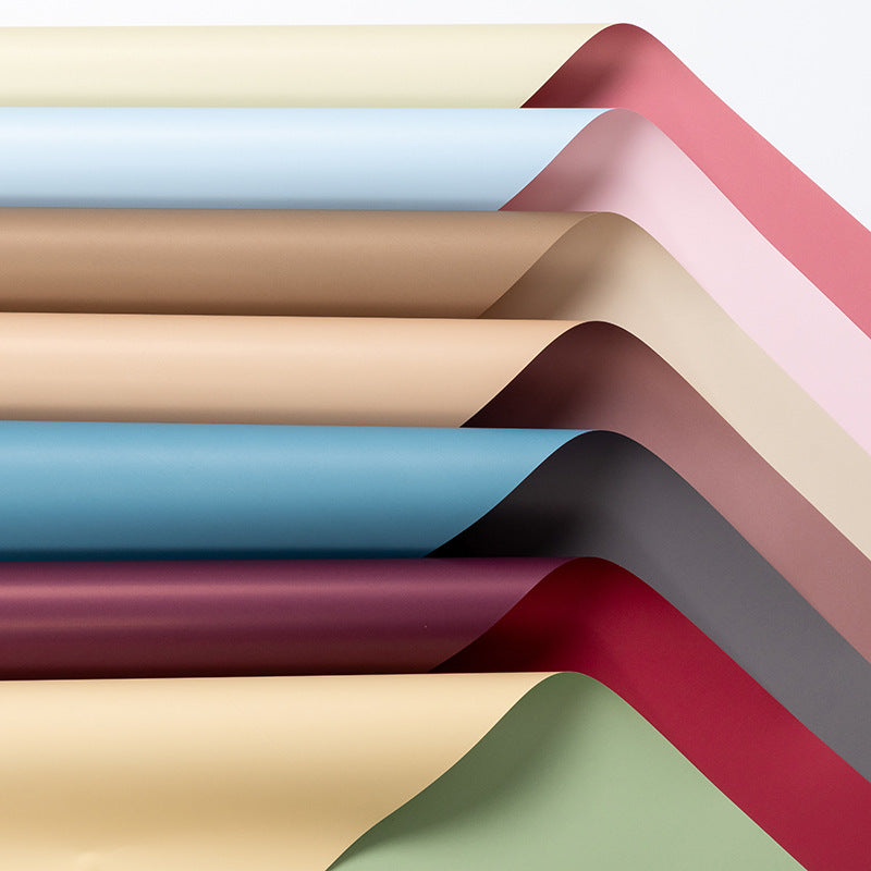Two-Tone European Style Elegant Wrapping Paper – 20 Sheets