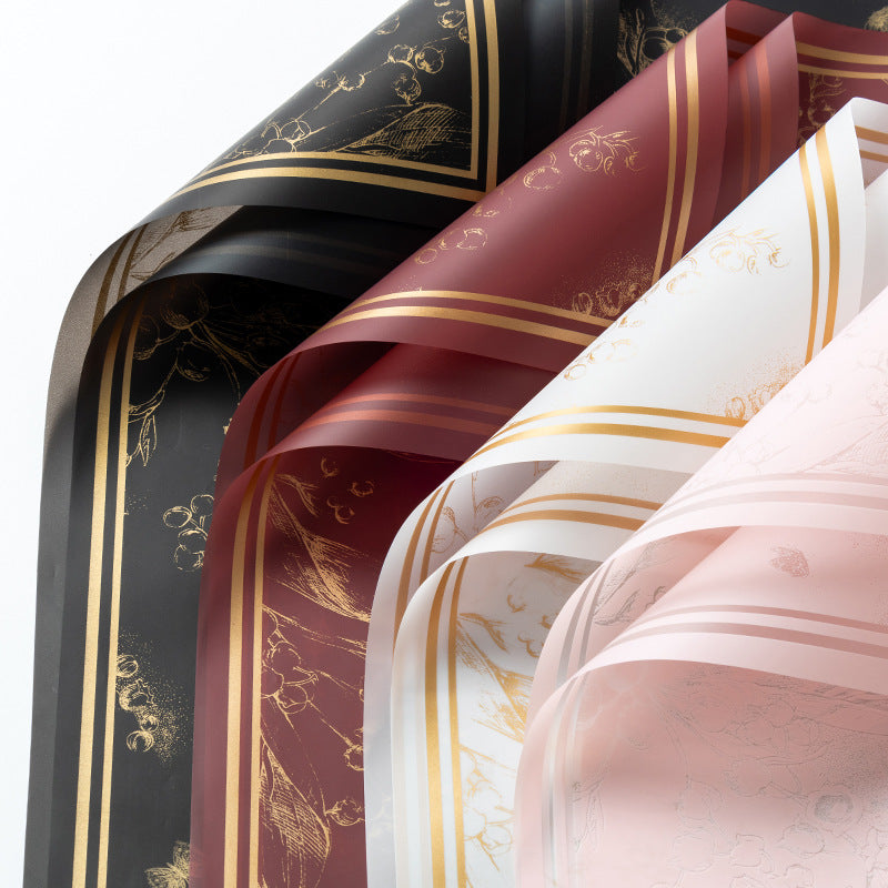 Lily of the Valley Rose Wrapping Paper - 20 Sheets
