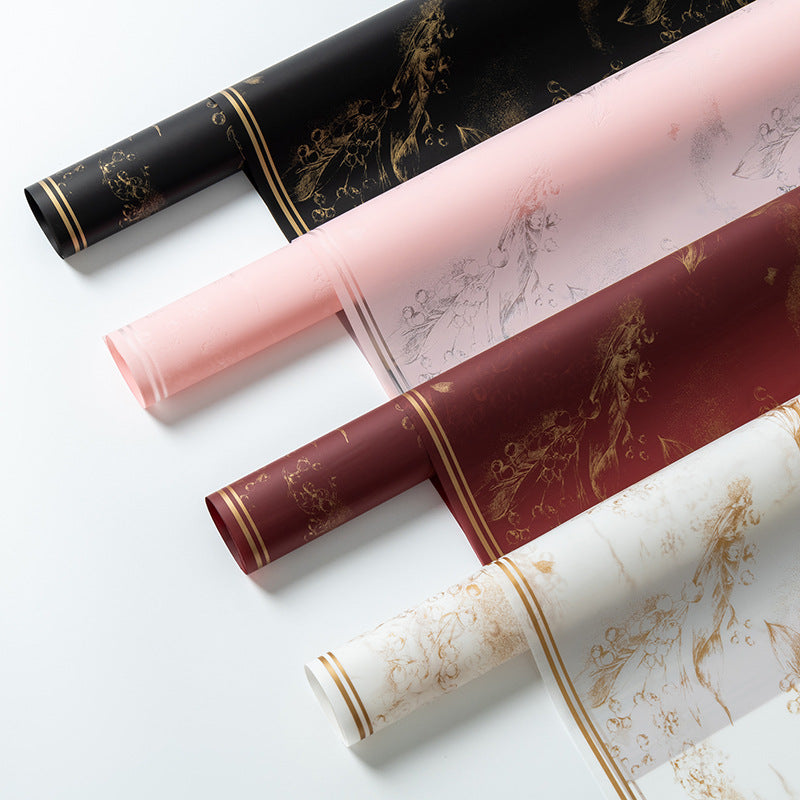 Lily of the Valley Rose Wrapping Paper - 20 Sheets