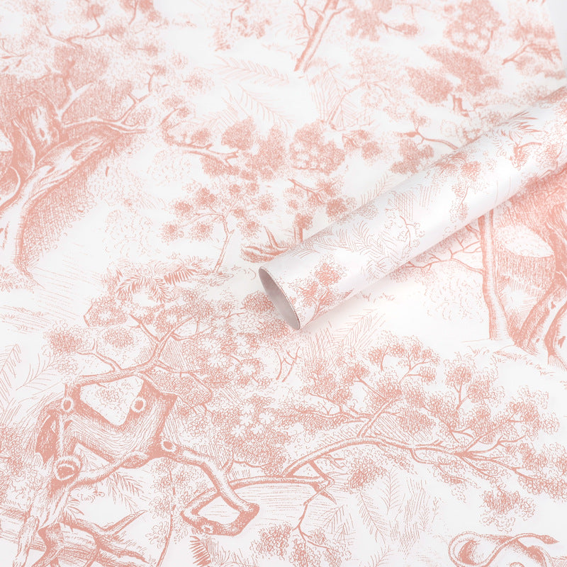 Afternoon Tea Vintage Embossed Print Wrapping Paper - 10 Sheets