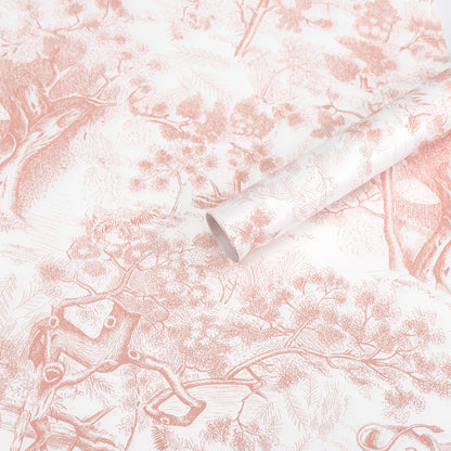 Afternoon Tea Vintage Embossed Print Wrapping Paper - 10 Sheets