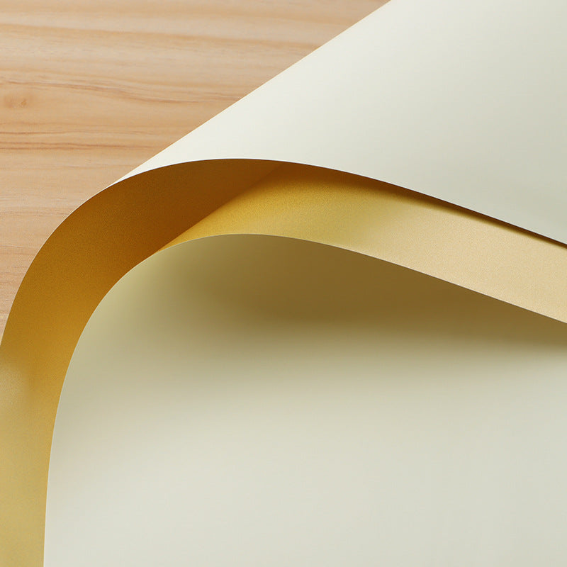 Waterproof Luxury Double Sided Gold Wrapping Paper – 20 Sheets
