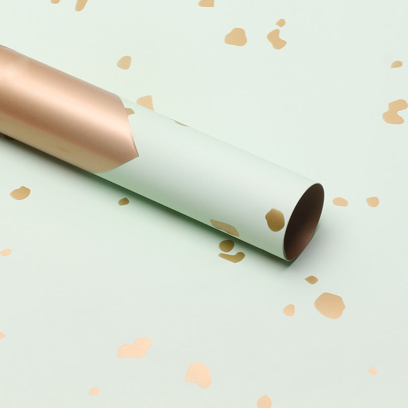 Gold Foil Glitter Wrapping Paper - 20 Sheets
