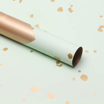 Gold Foil Glitter Wrapping Paper - 20 Sheets