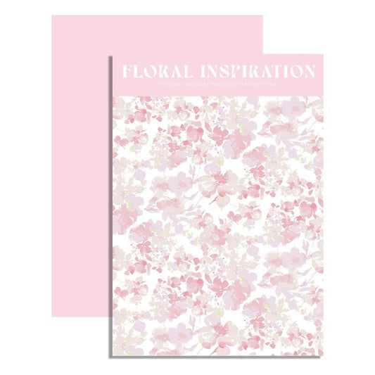 Sea of Flowers Oil Painting Wrapping Paper - 10 Sheets