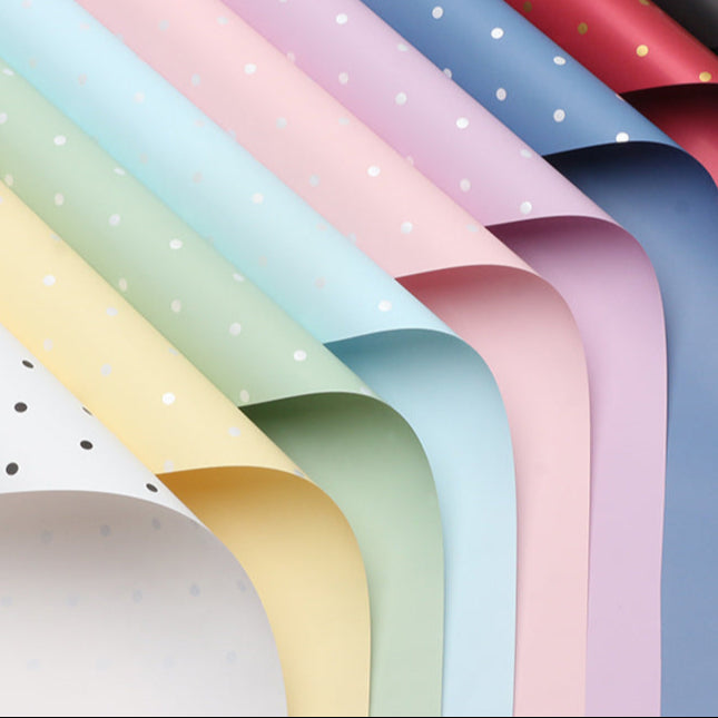 Polka Dot Elegant Wrapping Paper - 20 Sheets