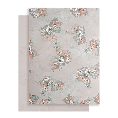 Romantic Garden Art Style Wrapping Paper - 10 Sheets