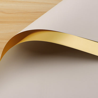 Waterproof Luxury Double Sided Gold Wrapping Paper – 20 Sheets