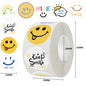 2.5cm Cute Cartoon Smile Stickers – Fun Labels (500pcs Roll)