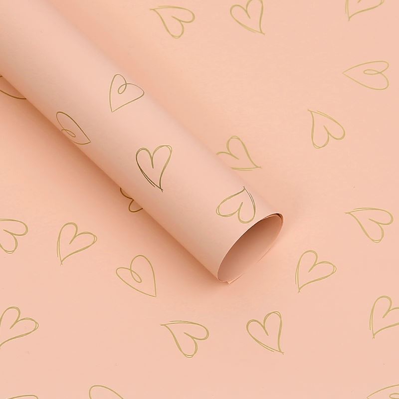 Waterproof Printed Elegant Wrapping Paper Beloved - 20 Sheets