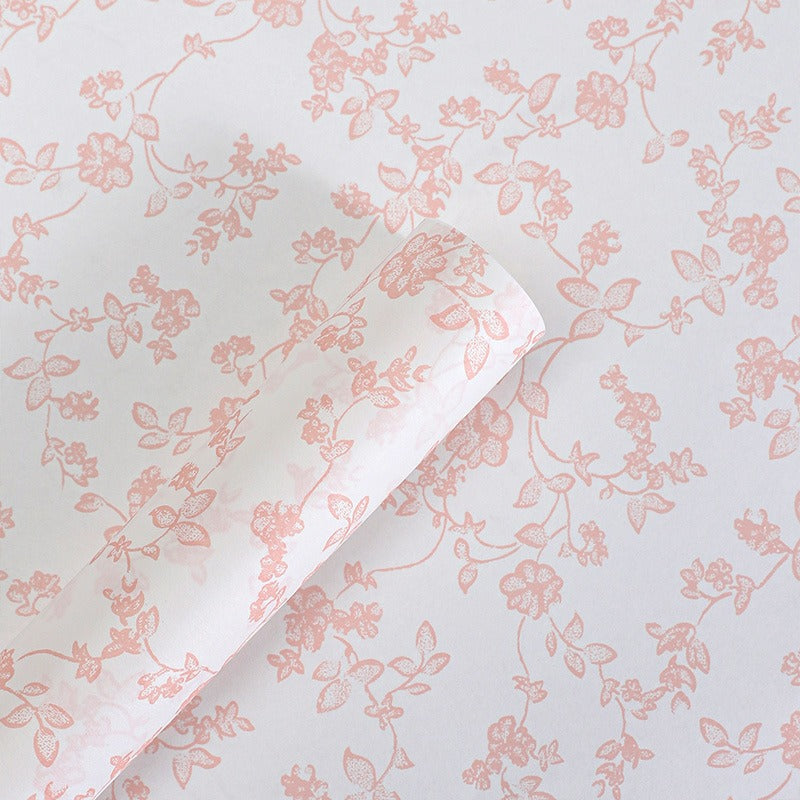 European Floral Art Paper Waterproof Wrapping Paper - 10 Sheets