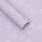 Waterproof Printed Elegant Wrapping Paper Beloved - 20 Sheets