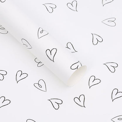 Waterproof Printed Elegant Wrapping Paper Beloved - 20 Sheets