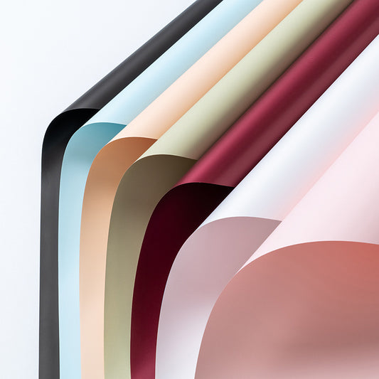 Matte Solid Color Elegant Wrapping Paper - 20 Sheets