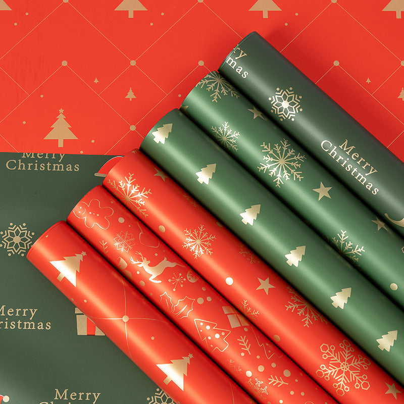 New Waterproof Christmas Wrapping Paper Tree&Gift - 20 Sheets