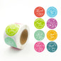3.8cm Colorful Thank You Stickers – 400pcs Roll