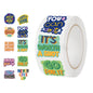 2.5cm Inspirational Quote Stickers – Motivational English Labels (500pcs Roll)