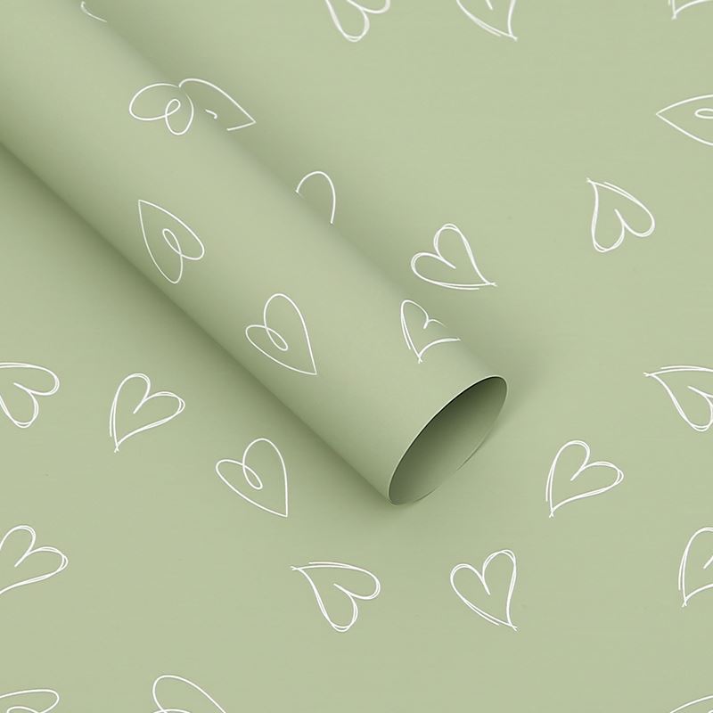 Waterproof Printed Elegant Wrapping Paper Beloved - 20 Sheets