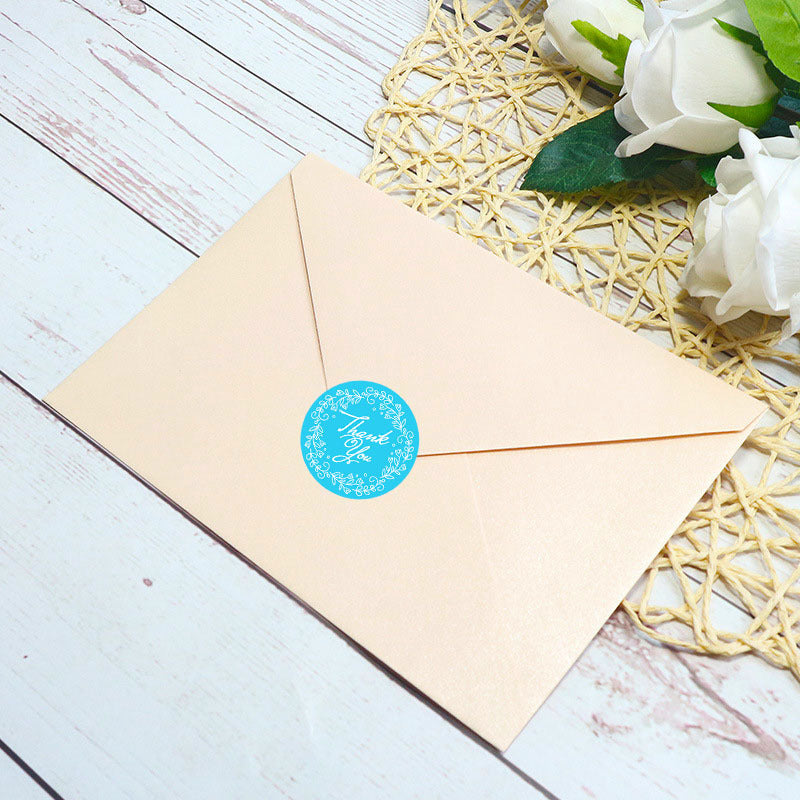 3.8cm Colorful Thank You Stickers – 400pcs Roll