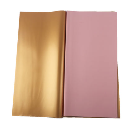 Waterproof Luxury Double Sided Gold Wrapping Paper – 20 Sheets