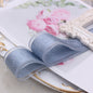 Jacquard Printed Organza Ribbon – 2.5 cm x 5 yd x 6 rolls