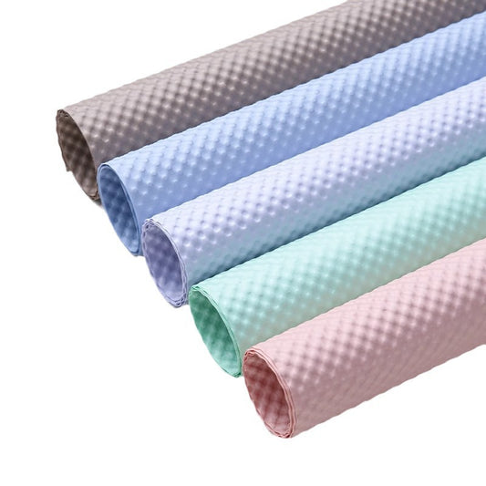 Polka Dot Embossed Wrapping Paper – 10 Sheets