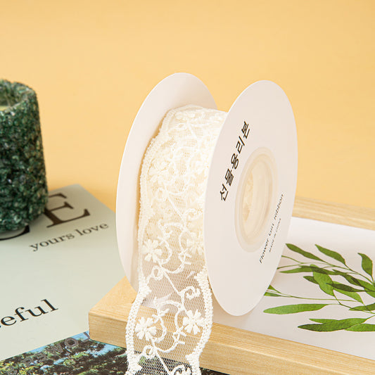 Vine Floral Ribbon – 3.8 cm x 5 yd x 6 rolls