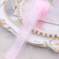 Jacquard Printed Organza Ribbon – 2.5 cm x 5 yd x 6 rolls